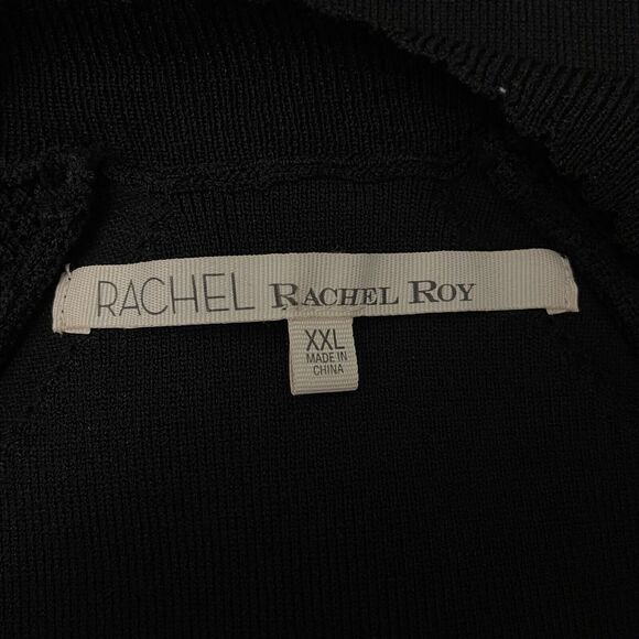 Rachel by Rachel Roy Women's XXL Black Cropped Top NWT $79 - Picture 6 of 9